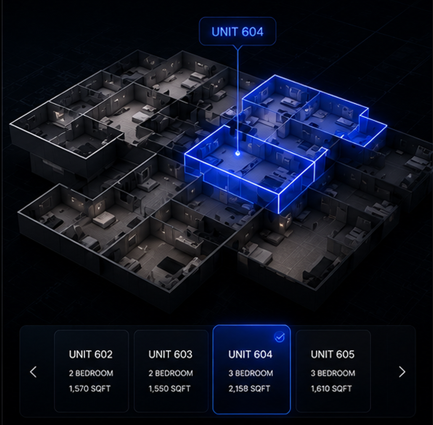 Floor Plan selection